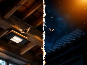 Vergelijking humane vleermuiswering met borstelssysteem versus schadelijke bestrijdingsmethoden op Nederlandse dakconstructie