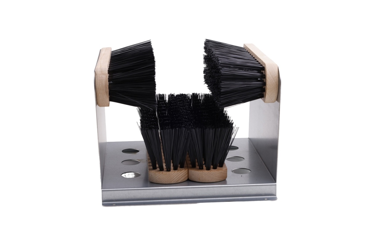 Hoofdafbeelding Voetenveger zwart- hoog model - 4 bezems