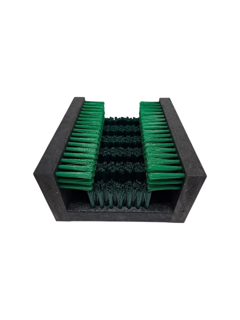 Voetenveger enkel groen kunststof